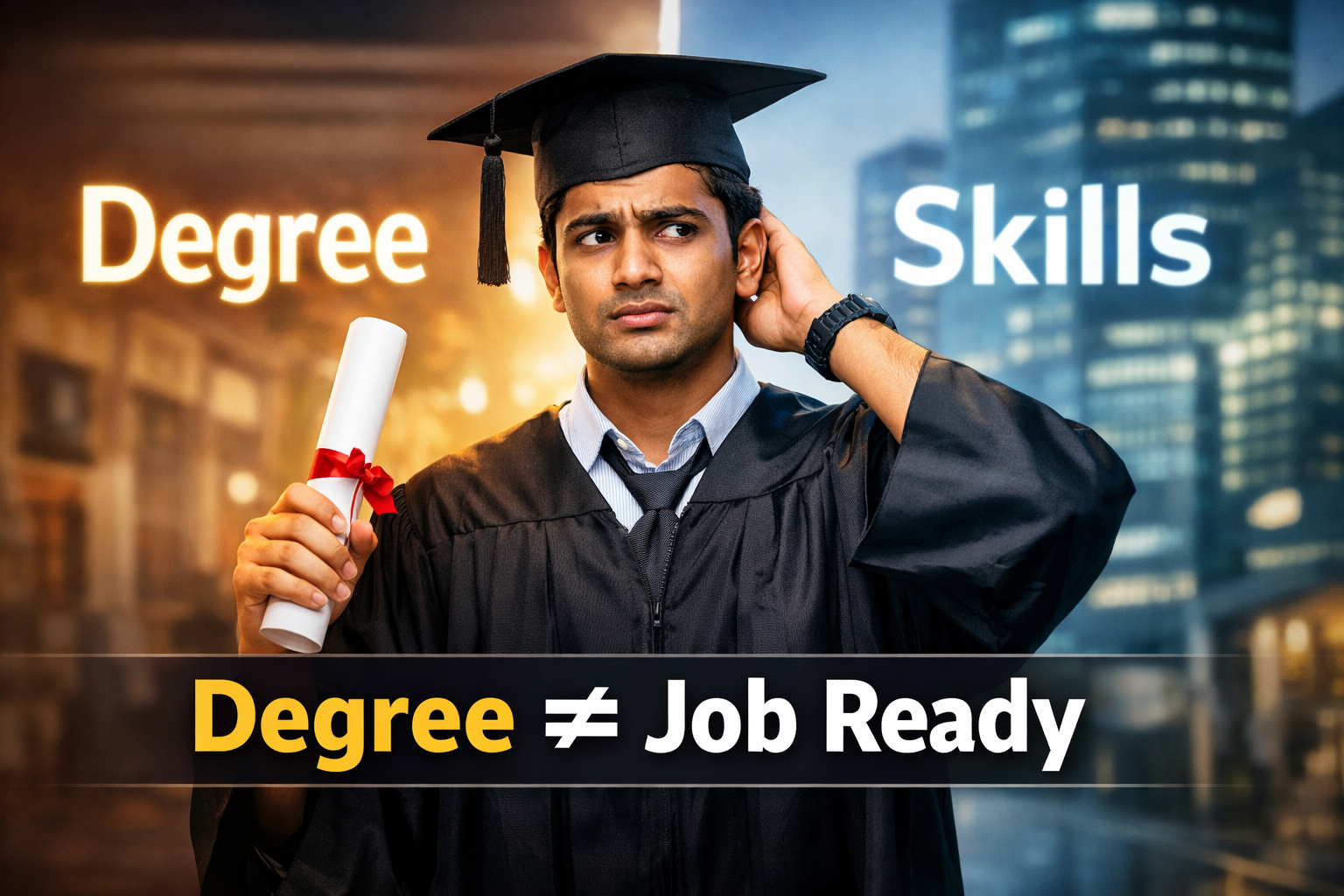 Job VS Degree College doesn't teach this