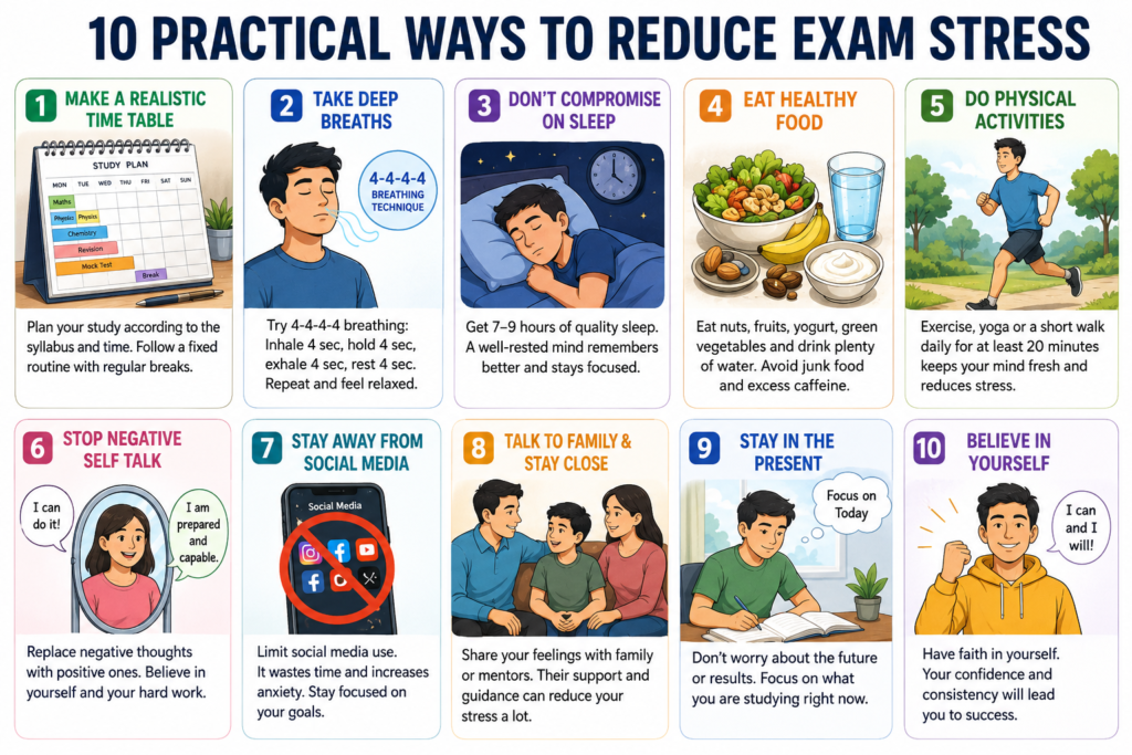 How to Stay Calm During Exams