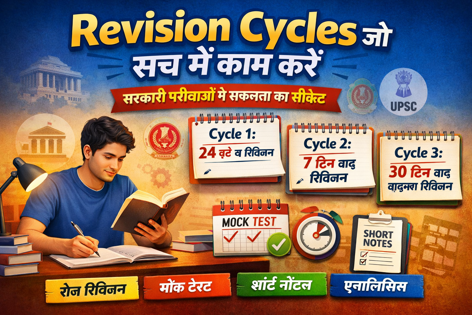 Best Revision Cycles for Government Exams 2026