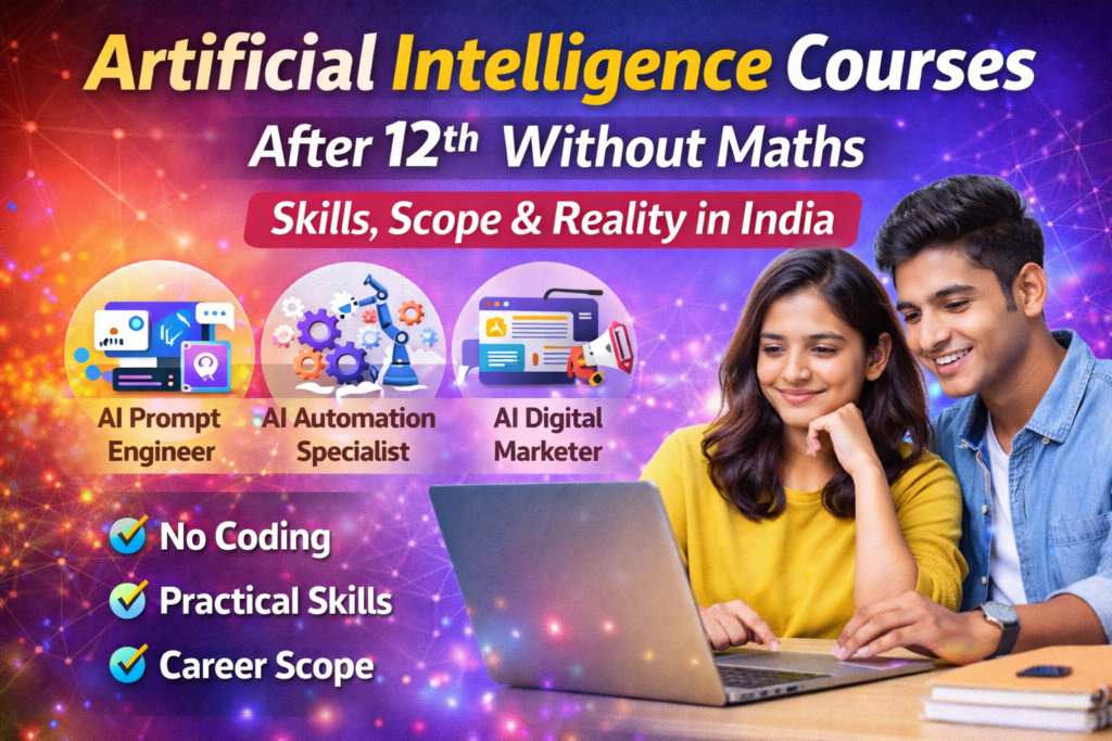 After 12th Career in AI Without Math