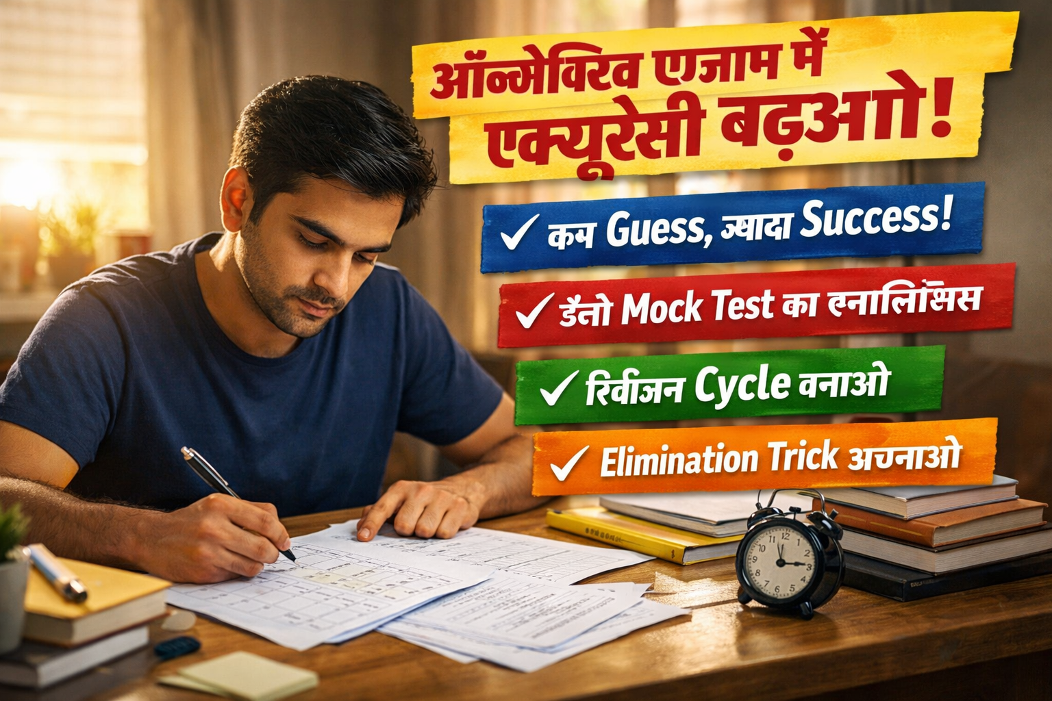 How to Increase Accuracy in Objective Type Exams