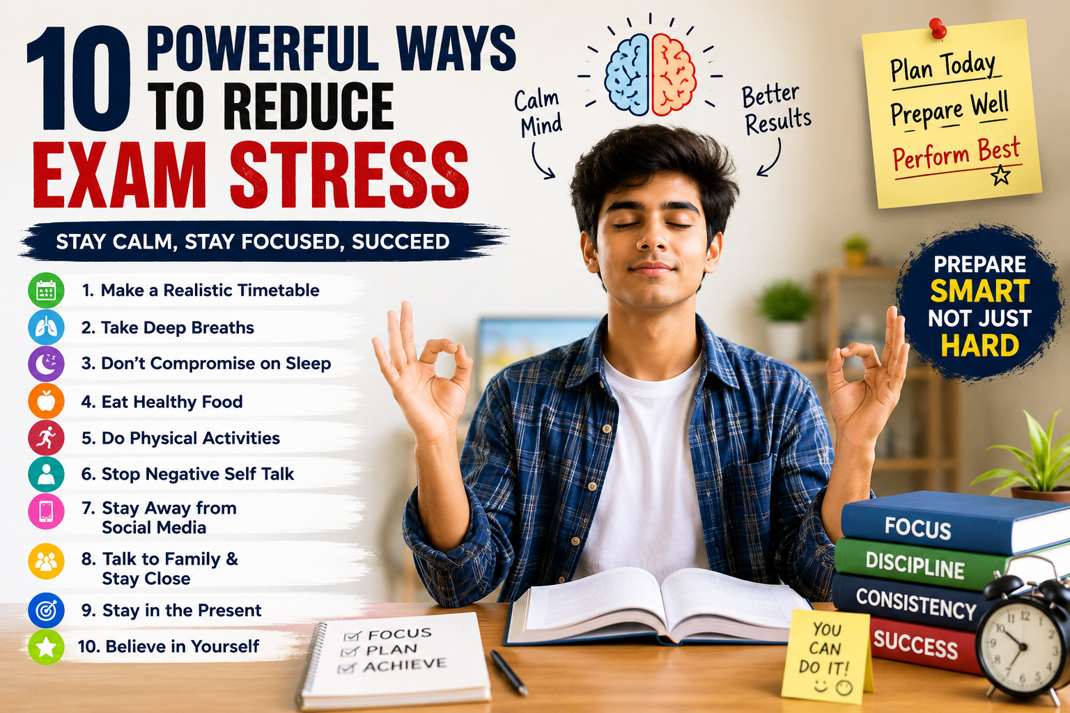 How to Stay Calm During Exams