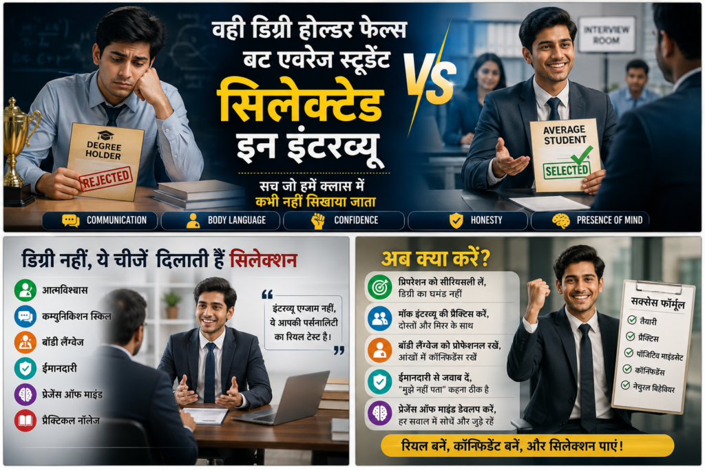 Why Degree Holders Fail Interviews but Average Students Win